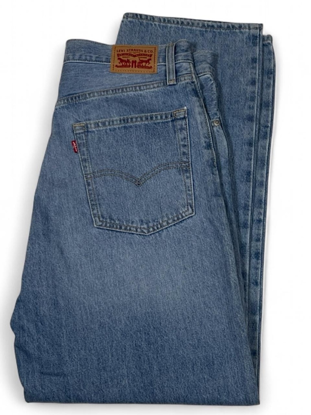 MINT! Levi's ‘94 Baggy Distressed Wide Leg Blue Jeans Women’s Size 31 W34 L31